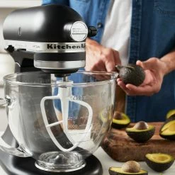 KitchenAid KAD Küchenmaschine Matte Black + Glasschüssel | 17340 -KitchenAid Verkäufe 17340 Kuechenmaschine 4