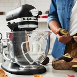 KitchenAid KAD Küchenmaschine Matte Black + Glasschüssel | 17340 -KitchenAid Verkäufe 17340 Kuechenmaschine 5