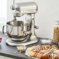KitchenAid - Artisan Küchenmaschine 6,9 L - Medallion Silber -KitchenAid Verkäufe 18001 Kuechenmaschine Artisan 69L HP 5