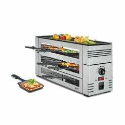 Spring International GmbH Spring - Pizza Raclette 6 - Silber