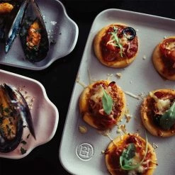 Emile Henry - Vorspeiseplatte Appetizer - Groß -KitchenAid Verkäufe 32195 Breite Snackplatte 4