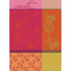 Garnier-Thiebaut Geschirrtuch - Spritz Rosso