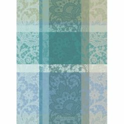 Garnier-Thiebaut Geschirrtuch - Mille Dentelles Turquoise