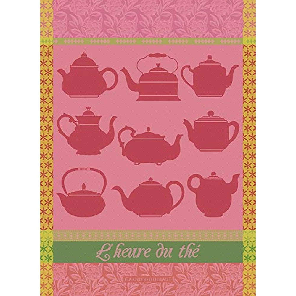 Garnier-Thiebaut Geschirrtuch - Heure Du The ROSE 3 Garnier-Thiebaut Geschirrtuch - Heure Du The ROSE