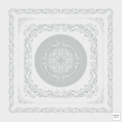 Garnier-Thiebaut Tischdecke - Comtesse Blanche Blanc - GS - Verschiedene Größen