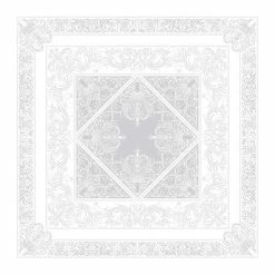 Garnier-Thiebaut Tischdecke - Alexandrine Uni Neige - OB - Verschiedene Größen