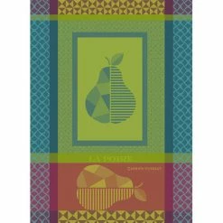 Garnier-Thiebaut Geschirrtuch - La Poire Turquoise