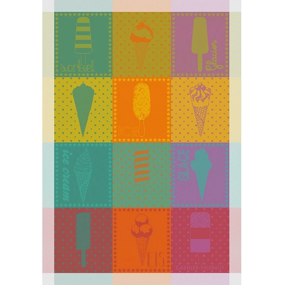 Garnier-Thiebaut Geschirrtuch - Cornet De Glace Frutti 3 Garnier-Thiebaut Geschirrtuch - Cornet De Glace Frutti