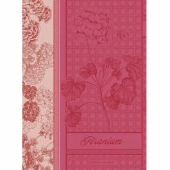 Garnier-Thiebaut Geschirrtuch - Geraniums Rose