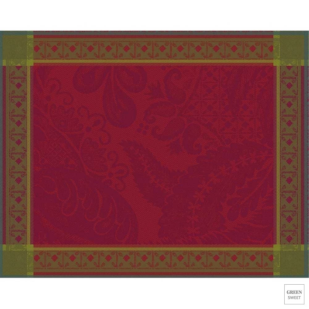 Garnier-Thiebaut Tischset - Isaphire Rubis - GS 3 Garnier-Thiebaut Tischset - Isaphire Rubis - GS